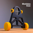 6.png Vertical Scooter Stand WITHOUT SCREWS