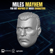 13.png Miles Mayhem Fan art Kit 3D printable for Action Figures