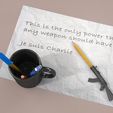 ak47_pen_cap_10.JPG Free STL file Pencil/Pen Cap Weapon - Je Suis Charlie・3D printer model to download, Urbaxter