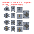 Fresian Furries Space Chappies Chubby Unicorn Doors Fresian Furries Space Chappies Chubby Unicron Doors