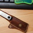 preview2.jpg Luxury Leather Cryptocurrency Wallet Case for Ledger Nano S 3D model
