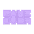 Game Over Decoration Frame v1.stl Game Over Big Logo