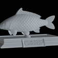 Carp-money-8.png fish sculpture of a carp with storage space for 3d printing
