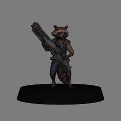 01.jpg Rocket Raccon- Avengers Infinity War LOW POLYGONS AND NEW EDITION