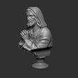 2ZBrush-Document.jpg Jesus Prayer bust