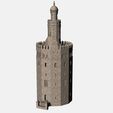 Captura.JPG Free STL file Torre del Oro - Sevilla・3D printable object to download