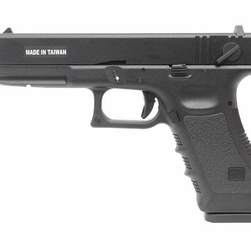 KJW KP 18 (GLOCK 18) Primitive 3D model