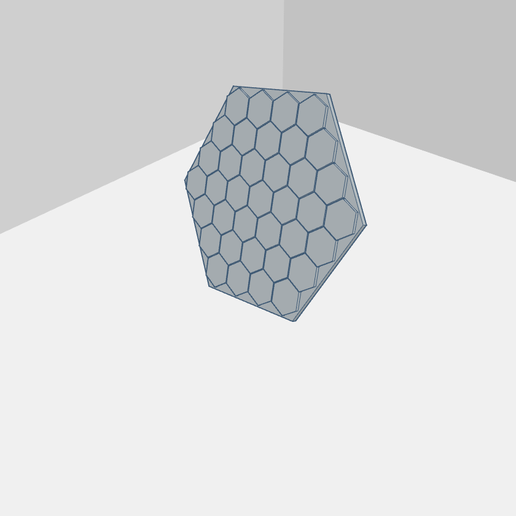 hexagon pattern 3D model