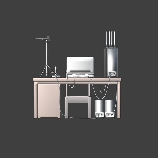 🖥️ RUST COMPUTER STATION 1/10 3D PRINT STL・ STL File for 3D printing・Cults
