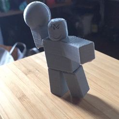 Free STL file roblox/lego headset face support 🆓・3D printing