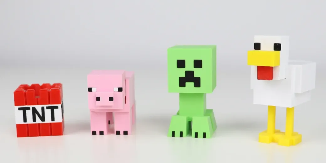 🟩 The Best Collection of 3D Printable Models inspired from Minecraft