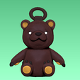 01.png Bear Keychain