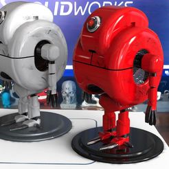 01.jpg Archivo STL ROBOT GIRU DRAGON BALL GT・Objeto imprimible en 3D para descargar