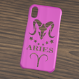 Case iphone X y XS aries2.png Case Iphone X/XS Aries