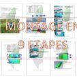 MONTAGE 1.jpg Archivo STL CITROEN MEHARI 1/6 CARROCERÍA・Objeto imprimible en 3D para descargar