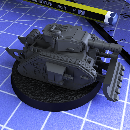 Tiny Space Humans - Main Tank 3D model