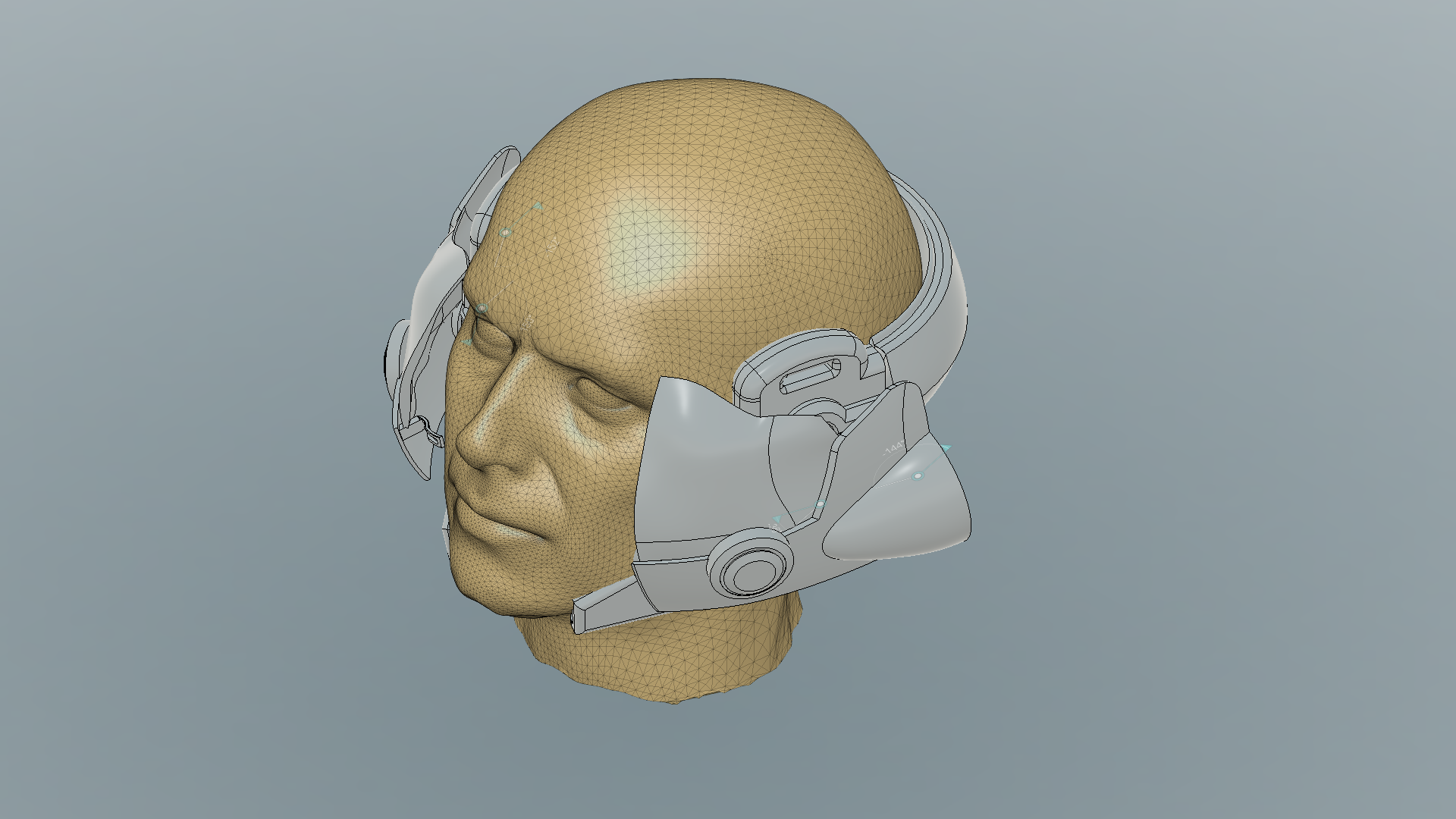 Sam Mask Modifications Archivo STL Máscara articulada estilo Jetstream Sam・Plan de impresora ...