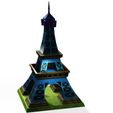 6.jpg Eiffel Tower - PARIS ARCHITECTURE - GASTRONOMY CARTOON 3D MODEL FRANCE Famous monument