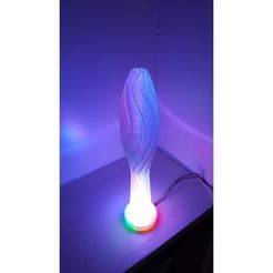 0ee052ee0789198bf6b9ddc530a500cf_preview_featured.jpg Free STL file Simple LED Base for lamp shades・Model to download and 3D print