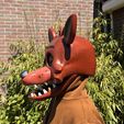 Foxy-fnaf-helmet-stl.jpg Foxy casco integral (FNAF / FIVE NIGHTS AT FREDDY'S)