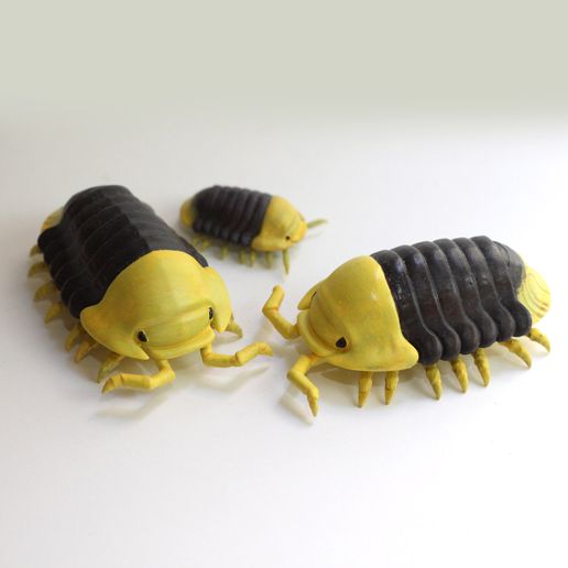 STL file Cubaris Rubber Ducky Isopod Roly Poly・3D printable design to