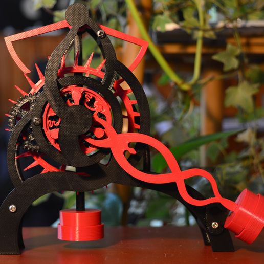 ⏲️ Deadbeat Escapement Mechanical Countdown Timer・ STL File for 3D ...