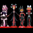 Pack.png Loona, Blitzo, Millie and Moxxie - Helluva Boss
