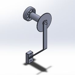 Assembly_Picture.jpg Free 3D file Wall Mount Spool Holder・3D printing design to download