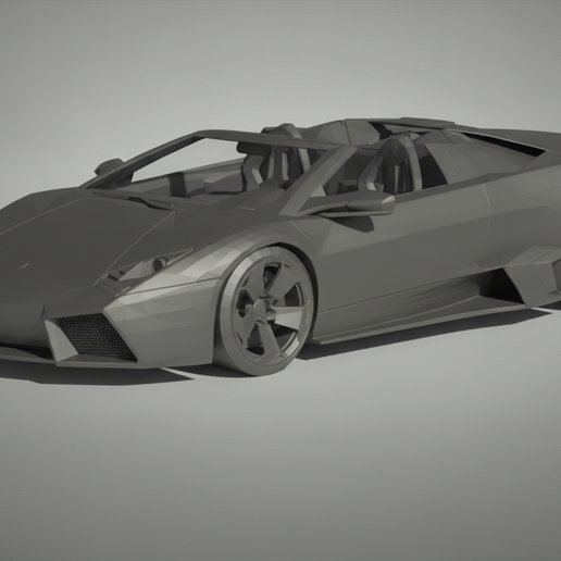 Lamborghini Reventon Roadster 2010 STL 3D Print Model