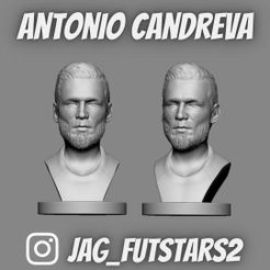 Busto-Candreva.jpg STL file Antonio Candreva - Soccer Bust・Template to download and 3D print