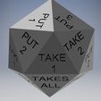 take13.jpg 20-sided gambling dice. Board game