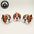 Flexi-Tiny-Beagle,-P1.png Flexi Tiny Beagle, figura fidget articulada, versión llavero incluida, 3mf incluidos