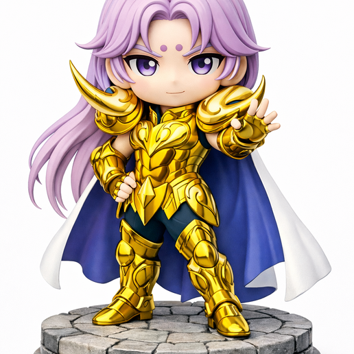 Mu de Aries - Chibi Style