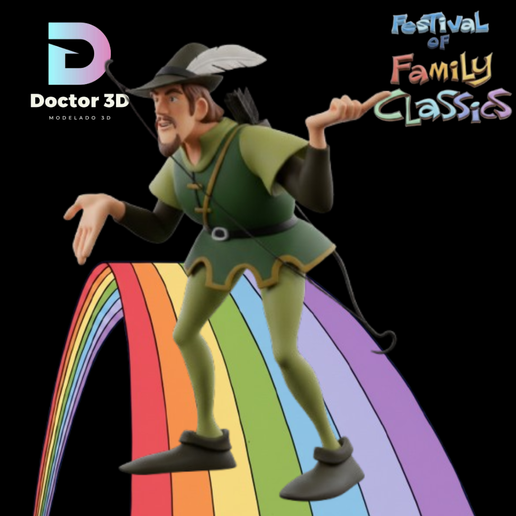 Festival of Family Classics - Robin hood-figure +base