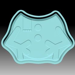 SnowmanBody-VACUUM-PIECE.jpg Fichier STL MOULE À BOMBE DE BAIN POUR BONHOMME DE NEIGE・Plan pour imprimante 3D à télécharger