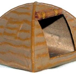 Tent-2.jpg Archivo 3D Escala 1/87 (HO) - Carpa 2・Objeto imprimible en 3D para descargar