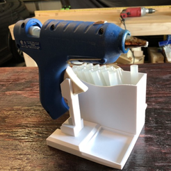 Capture d’écran 2018-02-27 à 11.17.25.png Fichier STL gratuit Support à cadenas pour pistolet à colle w・Plan imprimable en 3D à télécharger