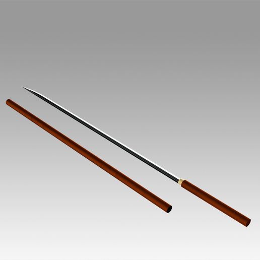 8.jpg OBJ-Datei Ein Stück Fujitora Issho Schwert Schwert Scheiden Cosplay Waffe Prop herunterladen • 3D-druckbare Vorlage, Dufe