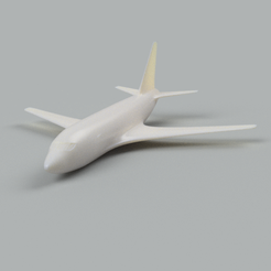 737 fusion blanco 1.png Archivo STL Avión Aeronave Boeing 737・Plan imprimible en 3D para descargar