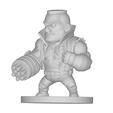 model-16.png Barret Wallace - Final Fantasy 7 figurine chibi