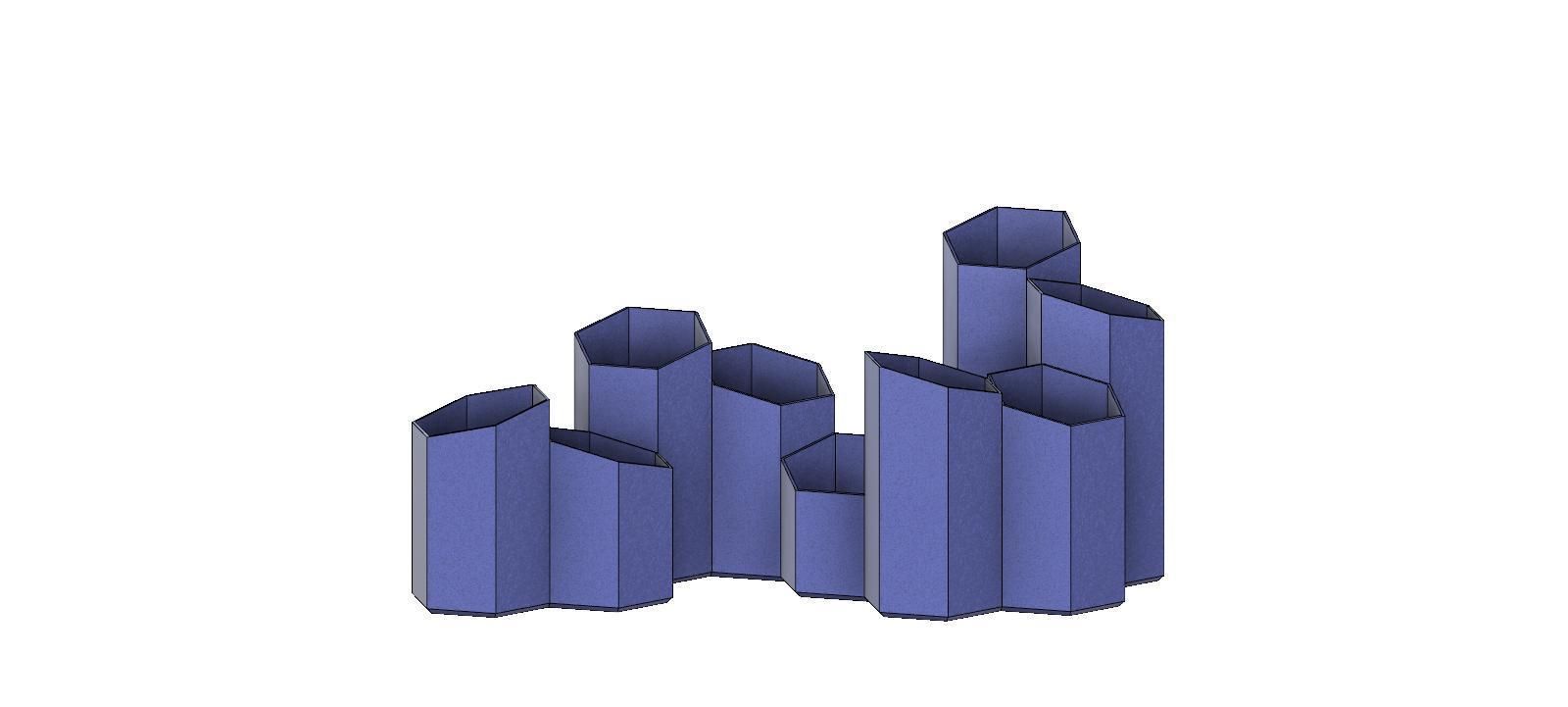 Download STL file Hex Desk Snake • Template to 3D print ・ Cults