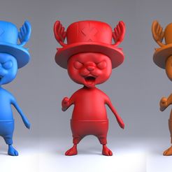 Chopper Render.jpg STL-Datei Chopper one piece kostenlos・3D-druckbare Vorlage zum herunterladen