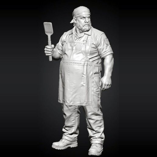 Night Shift Diner - Short-Order Cook with Spatula