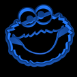 cookie monster.png STL file Sesame street cookie cutter set・Template to download and 3D print