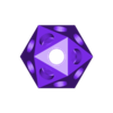 Useless_D20.stl D20 de Inutilidad (Calibración de la impresora)