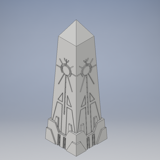 Necron Obelisk 3D model