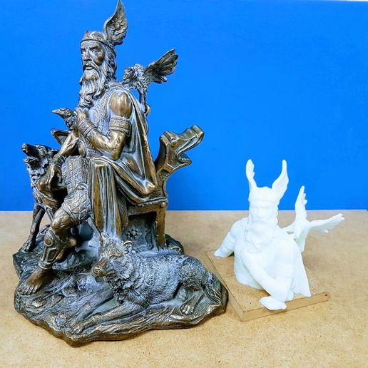 ODIN sculpture (top part) 3D model