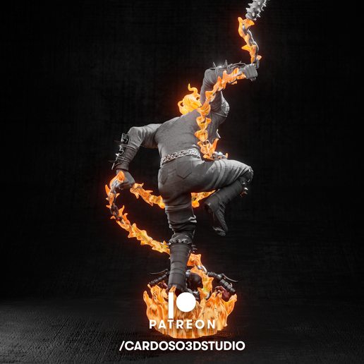 0004.png Ghost Rider 1/6 Statue