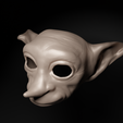 10.png Dobby - Harry Potter Movie Cospay Costume Face Mask 3D print model