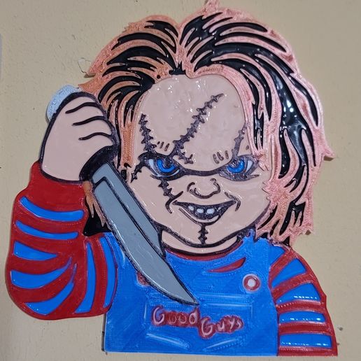 Chucky Película de terror decoración de la pared